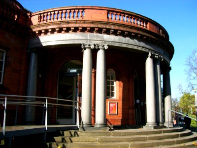 Entrance to Whitworth Gallery photo