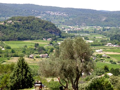 Entrechaux Vue d'ensemble 13