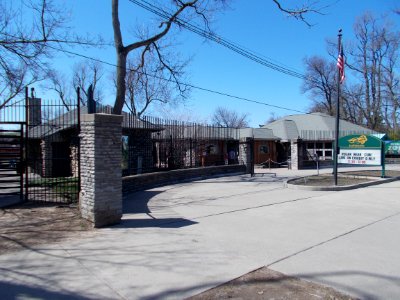 Entrance Court at Buffalo Zoo Apr 13 photo