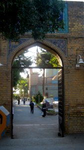 Enterance of Mahruq mosque - Nishapur - Morning002