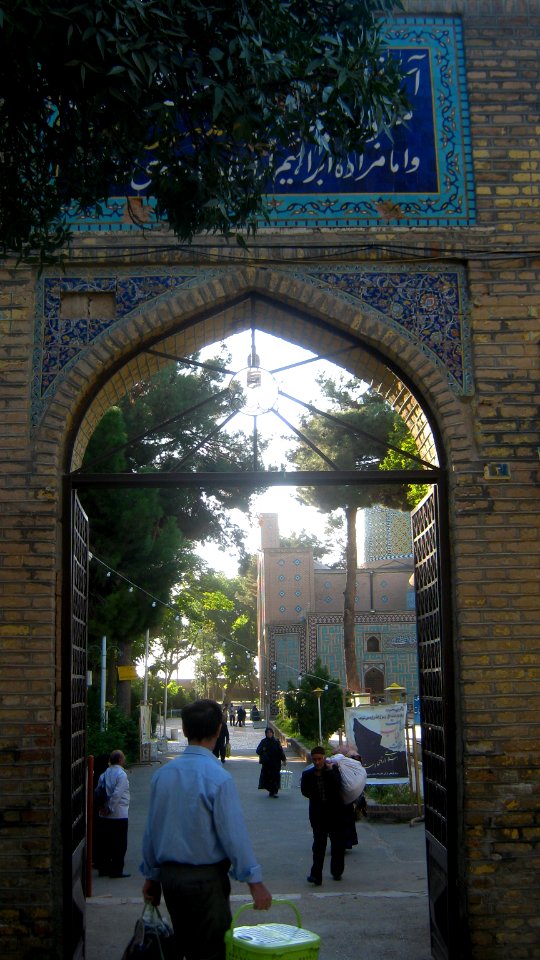 Enterance of Mahruq mosque - Nishapur - Morning003