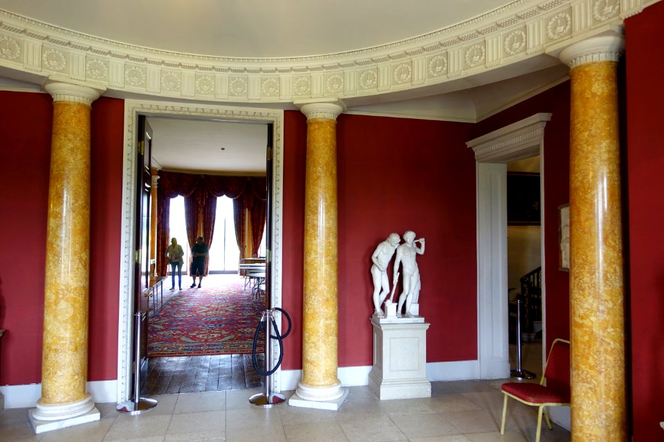 Entry hall - Shugborough Hall - Staffordshire, England - DSC00058