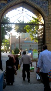 Enterance of Mahruq mosque - Nishapur - Morning006