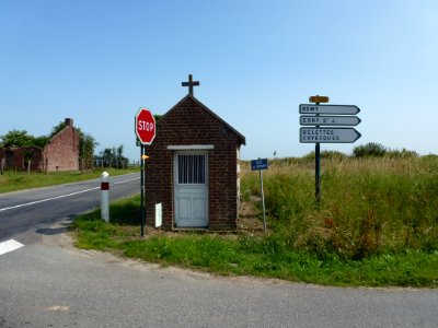 Enguinegatte (Pas-de-Calais, Fr) oratoire Rue de Bomy