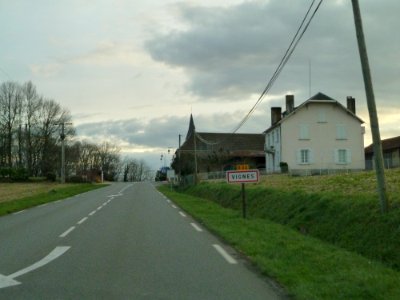 Entrée dans Vignes (Pyrénées-Atlantiques)
