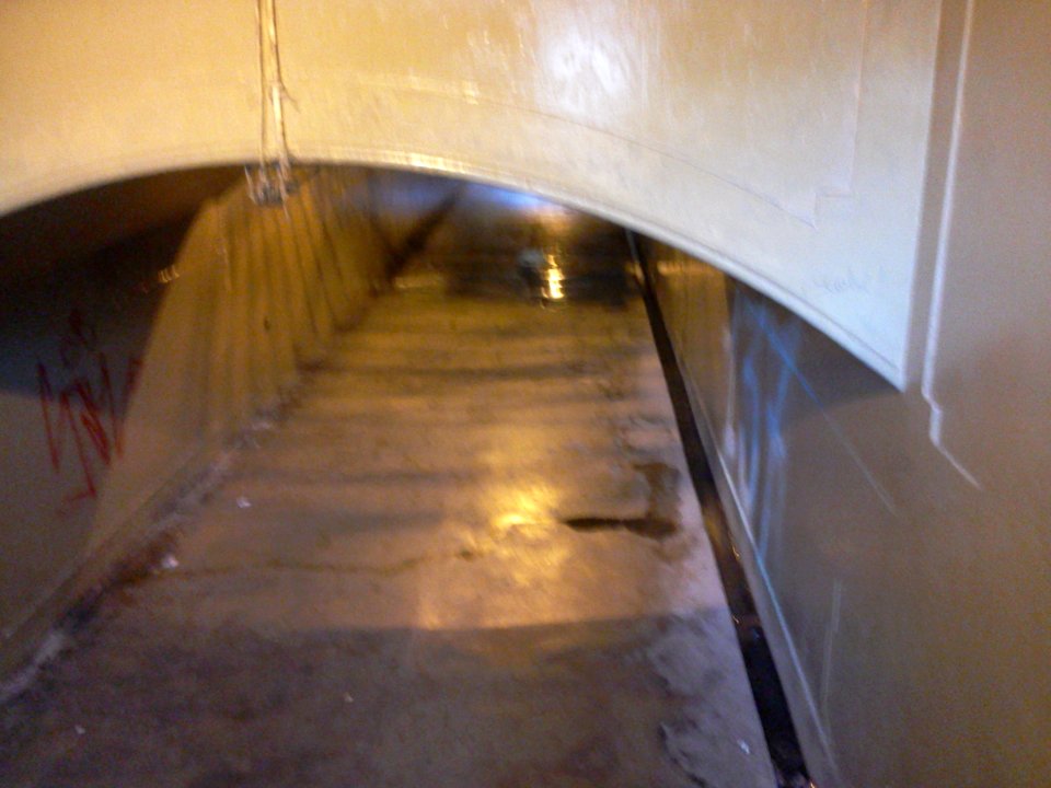 Entrada da antiga estação Encantado(Trav. Linha Amarela)