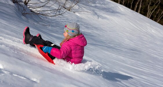 Ride on downhill slip