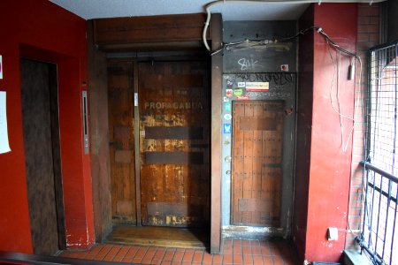 Entrance of bar Propaganda in Roppongi