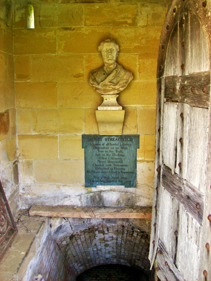 Entrance to Streatfield vault, Chiddingstone