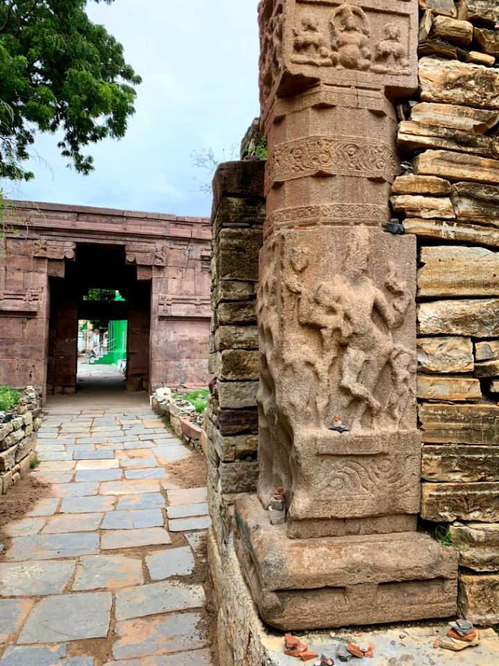 Entrance, Navabrahma temples site, Alampur, Telangana - 07