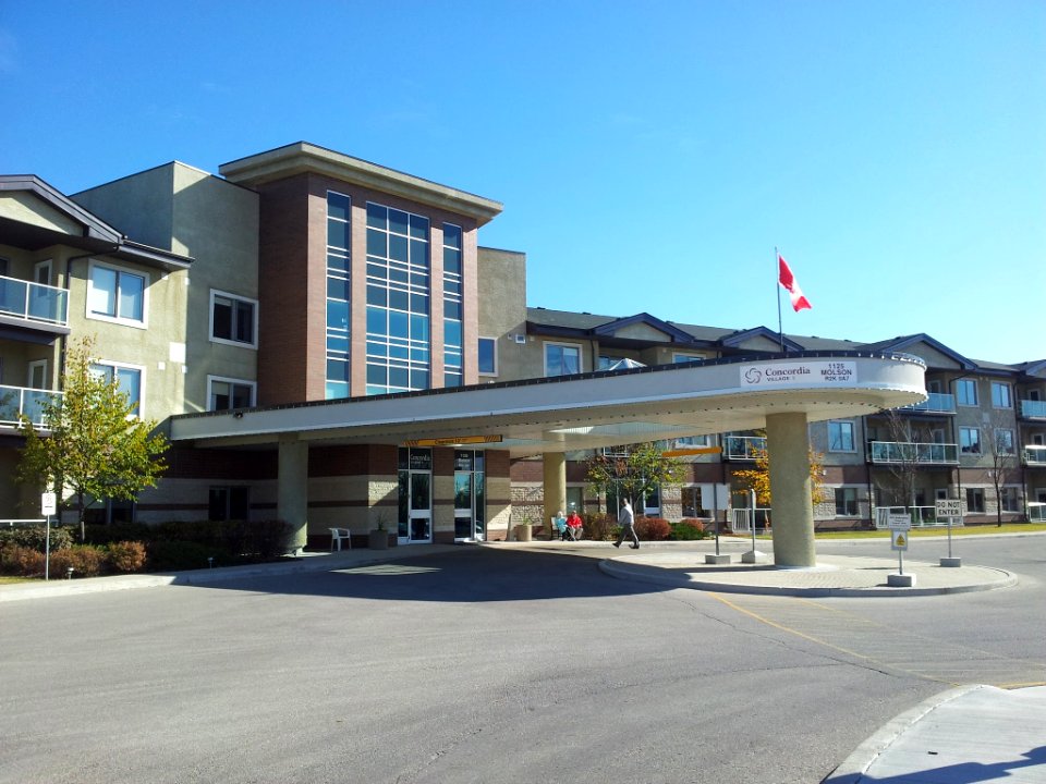 Entrance to Concordia Village I, 1125 Molson St, Winnipeg, Manitoba