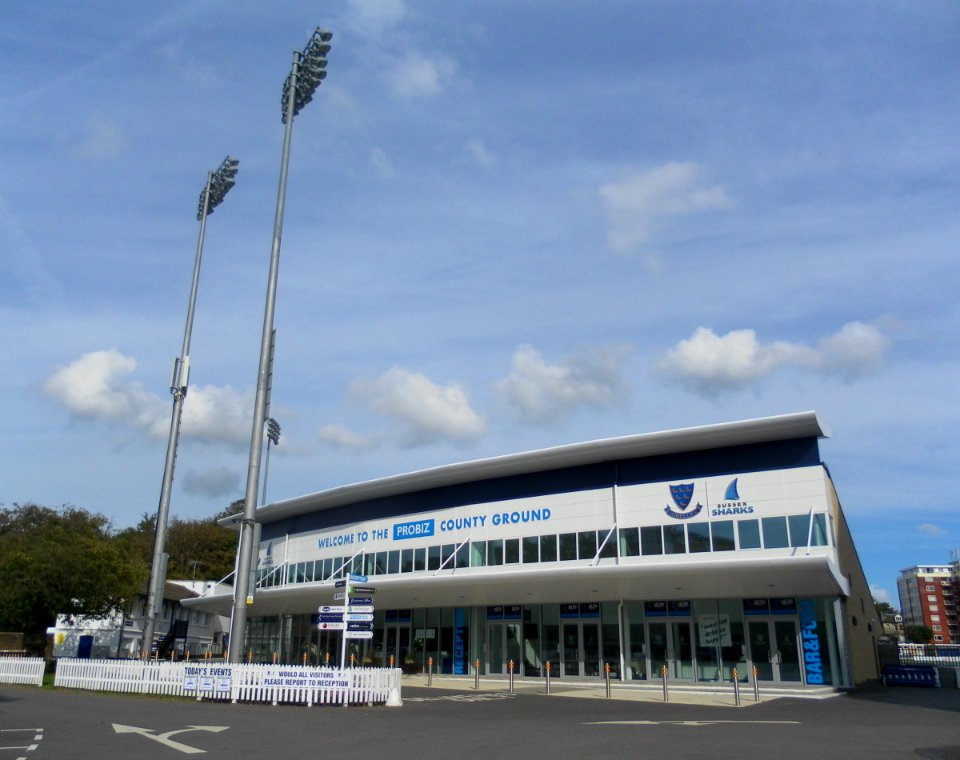 Entrance to Sussex County Cricket Ground, Hove (October 2012)