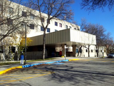 Entrance to Concordia Hospital in Winnipeg, Manitoba