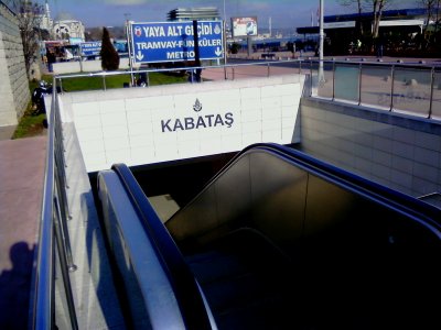 Entrance to Kabatas station - January 2011 - 01 photo