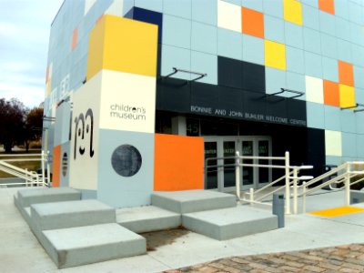 Entrance to Manitoba Children's Museum at the Forks in Winnipeg, Manitoba