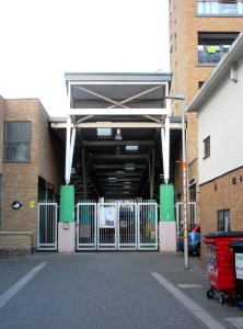 Entrance to Open Market, Marshalls Row, off London Road, Brighton (March 2016)