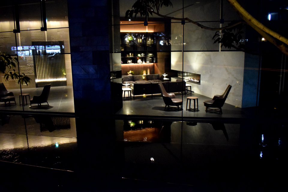 Entrance of a condominium in Hiroo