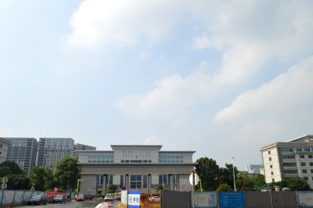 Entrance of Tianxin District Government building