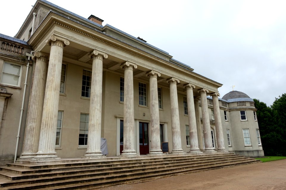 Entrance portico - Shugborough Hall - Staffordshire, England - DSC00047