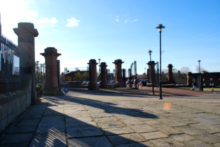 Entrance to Liverpool Anglican Cathedral and Cathedral Campus photo