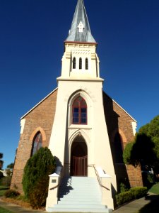 Entrance to St Stephen's Church at Ipswich, Queensland