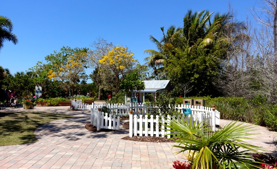 Entry Court - Naples Botanical Garden - Naples, Florida - DSC09601