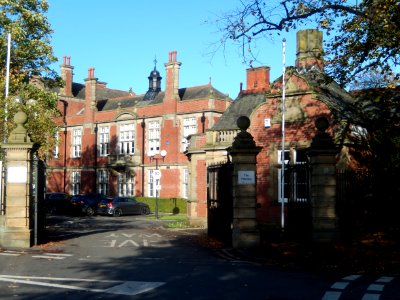 Entrance to the Fleming Memorial Hospital