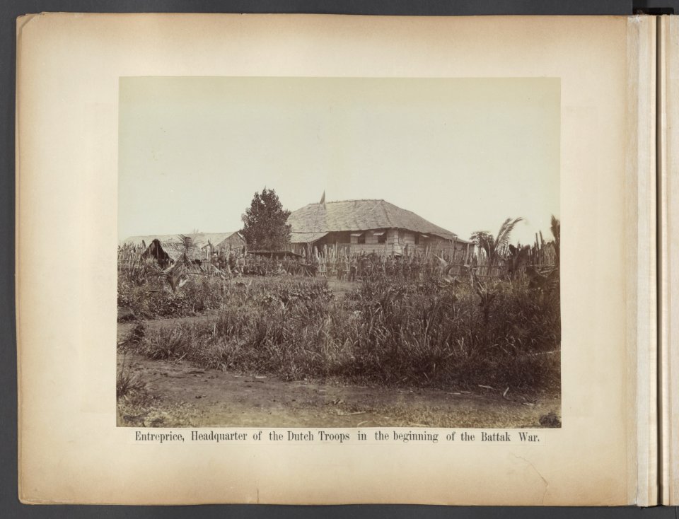 Entreprice. Headquarter of the Dutch Tropps in the beginning of the Battak War, Bestanddeelnr 815 16