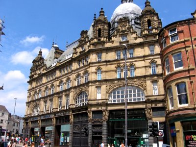 Entrance to Leeds Market photo