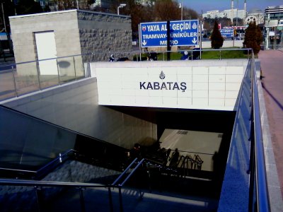 Entrance to Kabatas station - January 2011 - 02 photo