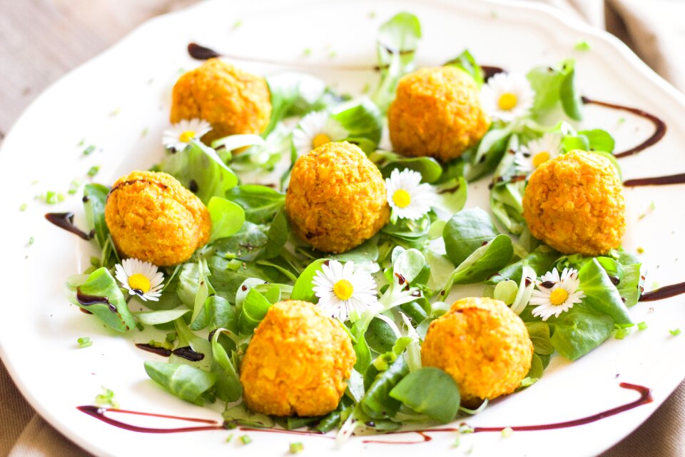 Egg easter vegetables