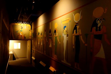 Entryway to Egyptian collection - Fitchburg Art Museum - DSC08618