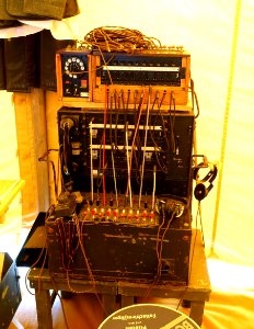 Equipment in the communications tent - Battle for the Airfield, 2017 - Collings Foundation - Massachusetts - DSC06952