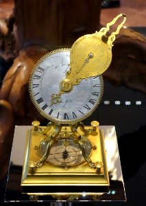 Equatorial sundial, Johann Gottfried Zimmer, Reinharz, c. 1760 - Mathematisch-Physikalischer Salon, Dresden - DSC08110