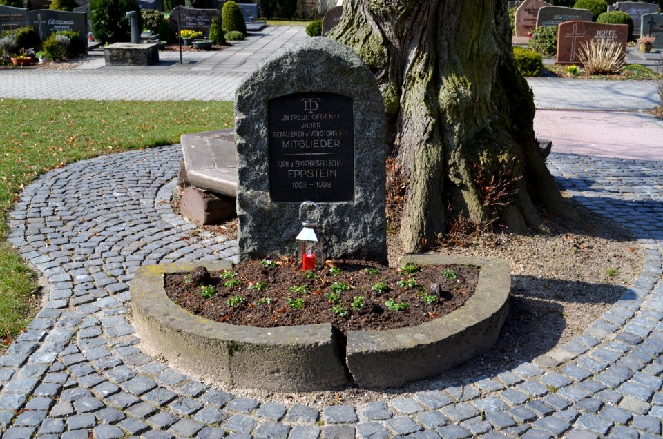 Eppstein, Friedhof, Gefallenendenkmal Turn- und Sportgesellschaft