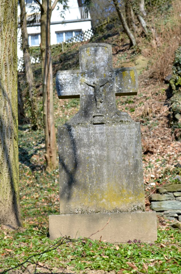 Eppstein, alter Friedhof, Grabstein Johan Andon Blecker