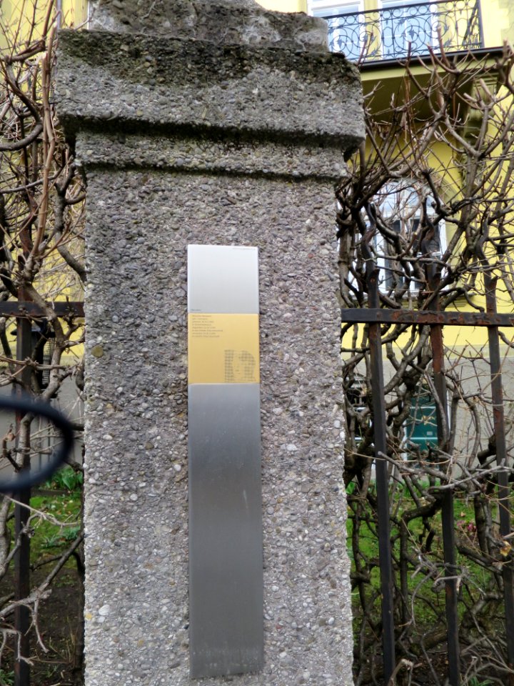 Erinnerungszeichen Bavariaring 15 München 1