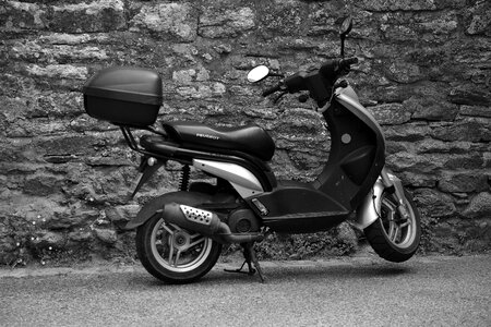 Urban vehicle motorcycle photo