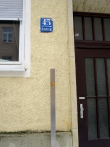 Erinnerungszeichen Daiserstraße 45 München 4