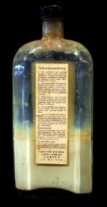 ERK was fles, achterkant