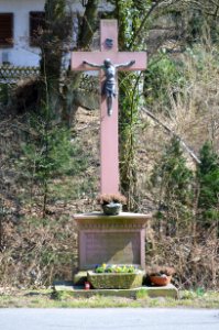 Eppstein, Wegkreuz an der Bundesstraße nach Fischbach