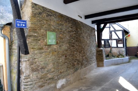 Eppstein, Stadtmauerrest. Hintergasse 5