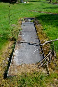 Erbismühle, verfallene Minigolfanlage