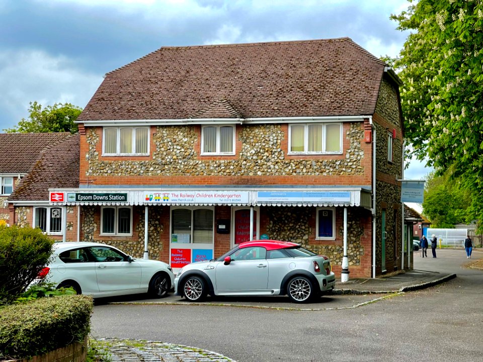 Epsom Downs station building 2021