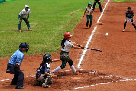 Softball game sport photo