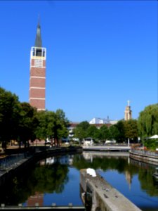 Enz und Stadtkirche (Pforzheim)