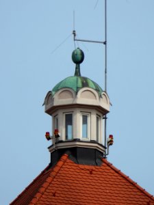 Erding, Wasserturm, Dachlaterne, 1
