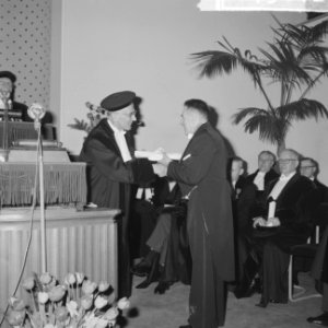 Ere-Doctors van de Landbouwhogeschool te Wageningen Prof J F van der Brande , Bestanddeelnr 914-9112