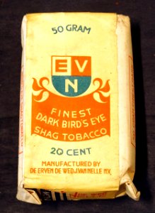 ENV shag tobacco, De Erven De Weduwe J Van Nelle NV voorkant