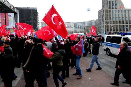 Erdogan at Erdogan support demonstration Berlin 2020-01-19 11